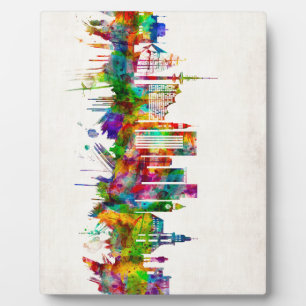 Placa Expositora Línea aérea alemana de Hamburgo