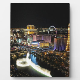 Placa Expositora Línea aérea de Las Vegas