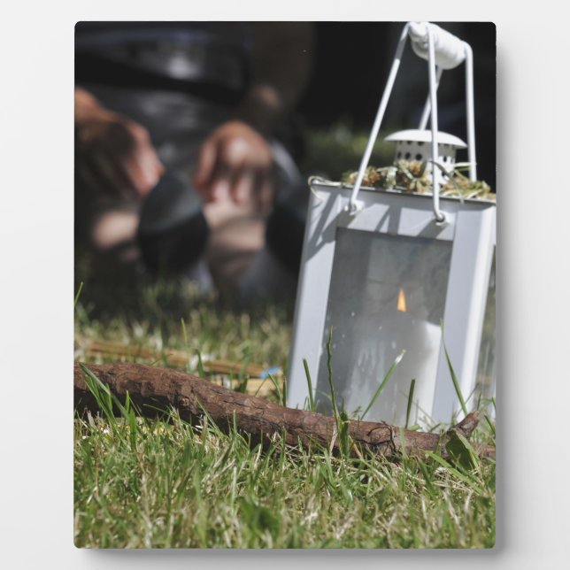 Placa Expositora Linterna de luz (Frente)