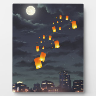 Placa Expositora Linterna del cielo/lámpara amarilla/luz nocturna