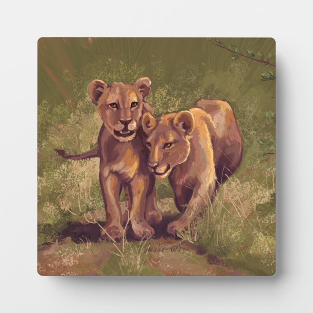 Placa Expositora Lion Cubs (Frente)