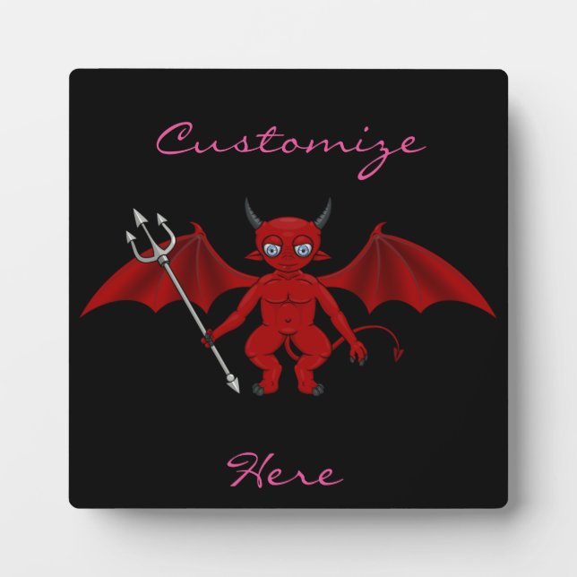 Placa Expositora Little Red Devil Thunder_Cove (Frente)