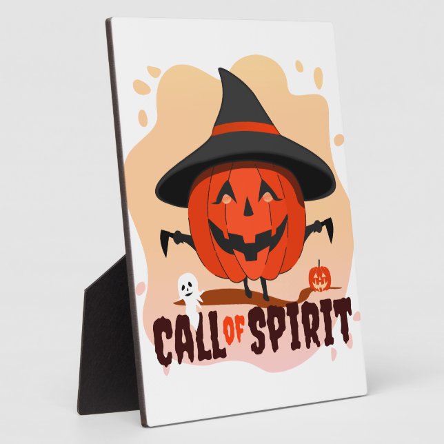 Placa Expositora Llamado de Espíritu de Halloween (Lado)