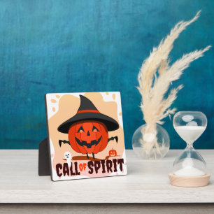 Placa Expositora Llamado de Espíritu de Halloween