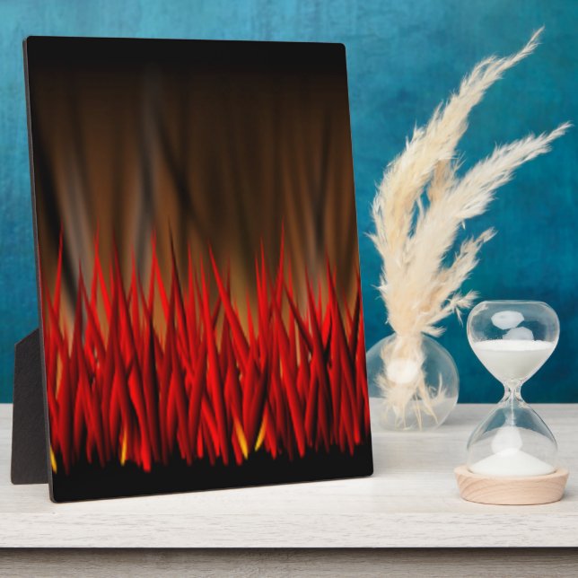 PLACA EXPOSITORA LLAMAS DE INCENDIO (Lado)