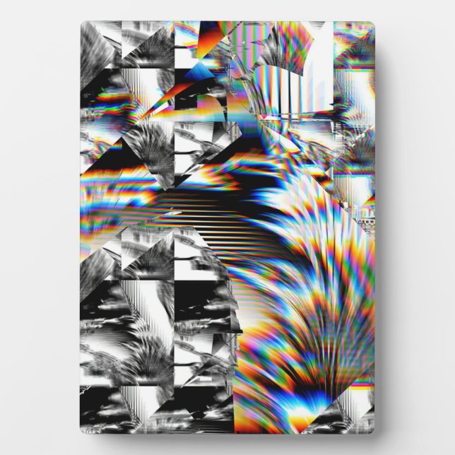 Placa Expositora Llanto de ataque arco iris (Frente)