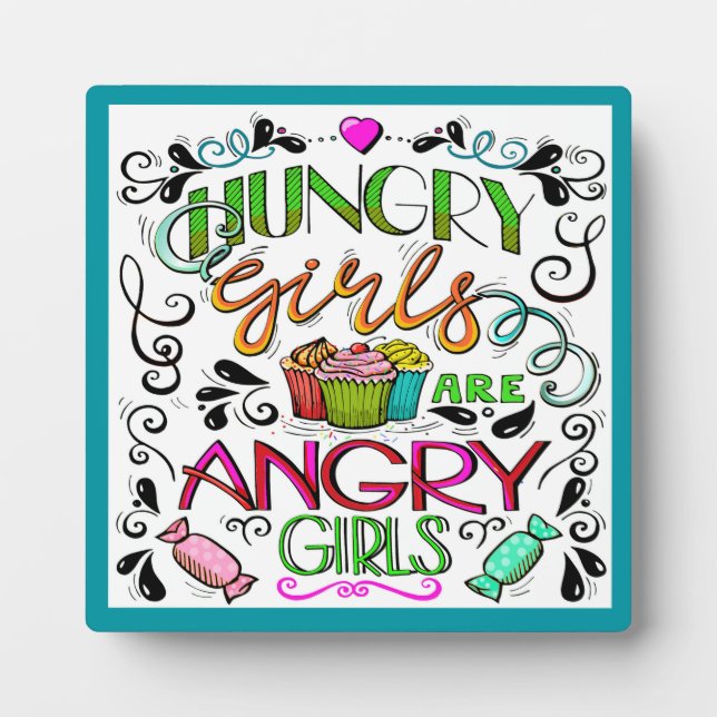 Placa Expositora Llanto humorístico hambriento (Frente)