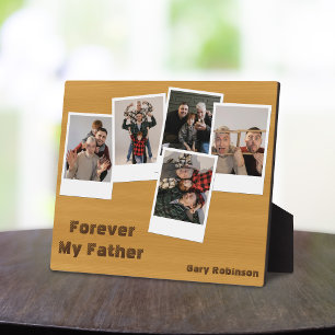 Placa Expositora Llave de Collage de fotos de instantánea retro de 