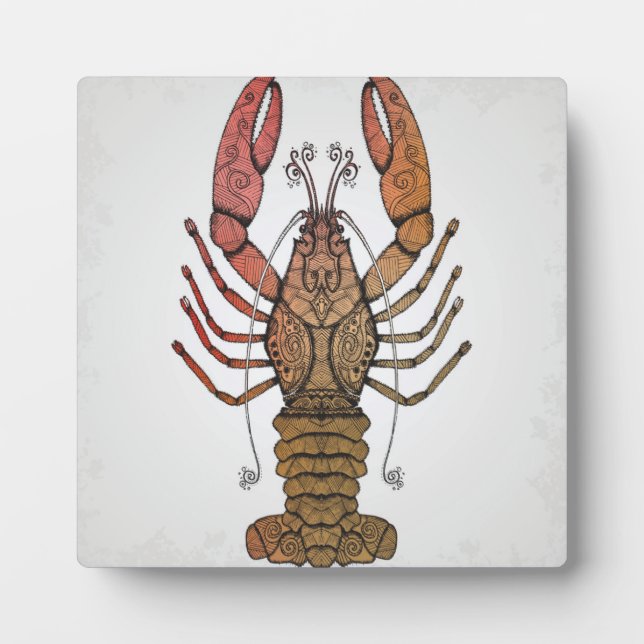 Placa Expositora Lobster de estilo (Frente)