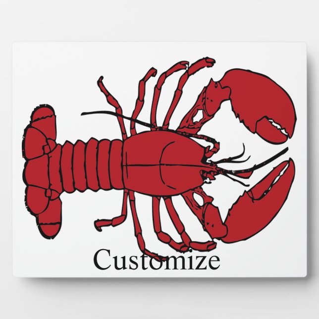 Placa Expositora Lobster de Red Maine Thunder_Cove (Frente)