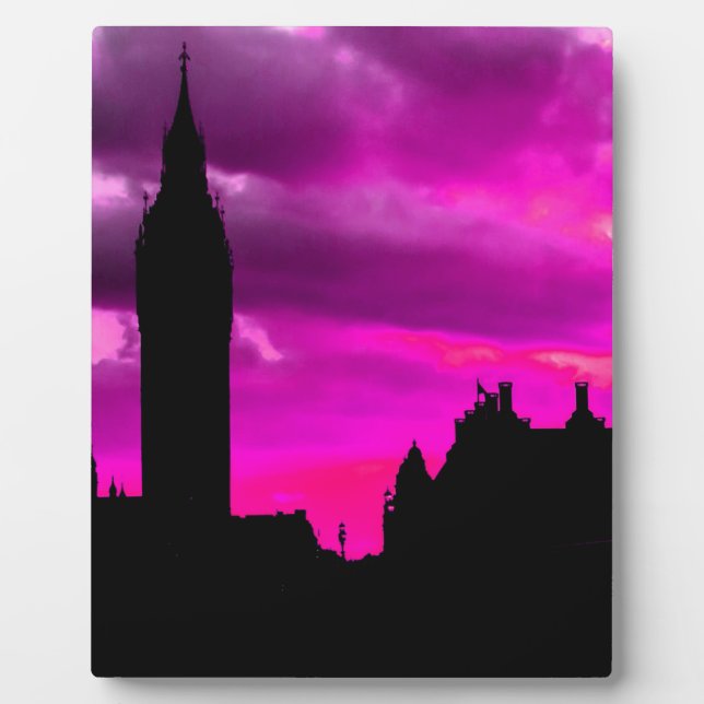 Placa Expositora London City Sunset (Frente)