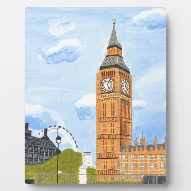 Placa Expositora Londres Big Ben (Frente)