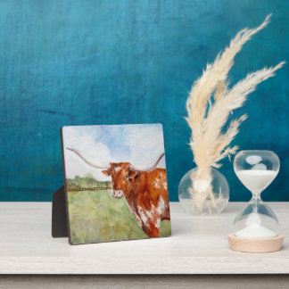 Placa Expositora Longhorn - Art Print