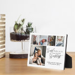 Placa Expositora Los Abuelos Hacen De La Vida El Collage de fotos M<br><div class="desc">Un regalo especial, memorable y múltiple de fotos para los abuelos. El diseño presenta un diseño de collage de cinco fotos para mostrar fotos especiales de nietos. "El abuelo hace la vida la más grande" se muestra en tipografía elegante. Envía un regalo memorable y especial a los abuelos que ellos...</div>