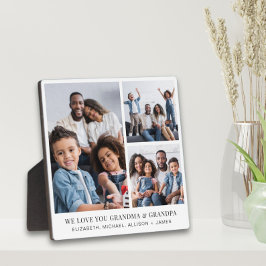 Placa Expositora Los abuelos te aman 3 Collages de fotos