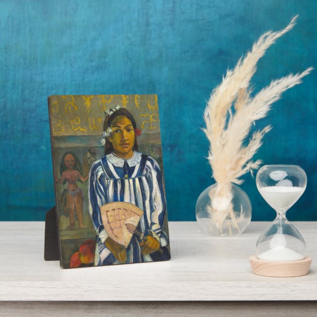 Placa Expositora Los antepasados de Tehamana | Paul Gauguin | (Lado)