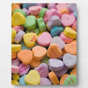 PLACA EXPOSITORA LOS CORAZONES CANDIOSOS DE VALENTINE