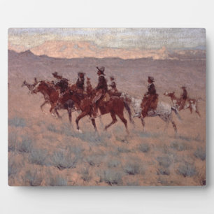 Placa Expositora Los Cowpunchers (c/c sobre papel)
