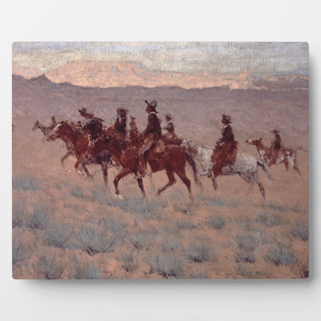 Placa Expositora Los Cowpunchers (c/c sobre papel) (Frente)
