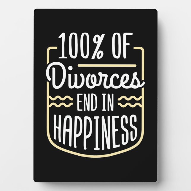 Placa Expositora Los Divorcios De Abogados Terminan En La Felicidad (Frente)