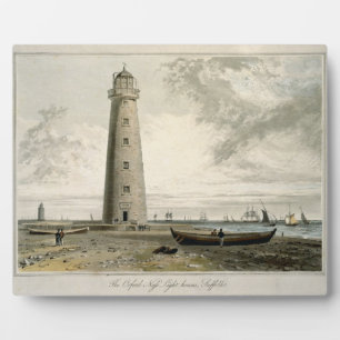 Placa Expositora Los Faros de Orford Nefs, Suffolk, de Volumen