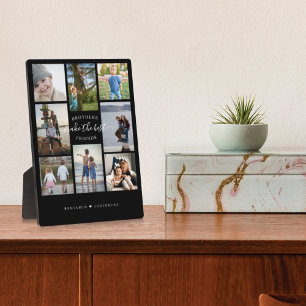 Placa Expositora Los hermanos hacen que el mejor Collage de fotos d