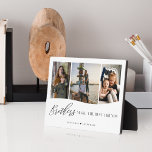 Placa Expositora Los Hermanos Hacen Que Los Mejores Amigos 3 Tomen<br><div class="desc">Un regalo especial, memorable y múltiple de fotos para hermanos. El diseño presenta un diseño de tres fotos de cuadrícula para mostrar sus propias fotos especiales. "Hermanos hacen a los mejores amigos" se muestra en una tipografía elegante. Envíe un regalo memorable y especial a usted y a sus hermanos que...</div>