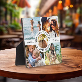 Placa Expositora Los mejores amigos modernos para siempre Collage d