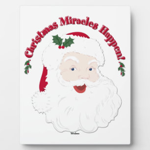 Placa Expositora ¡Los milagros de los Navidades de Santa Lucía ocur