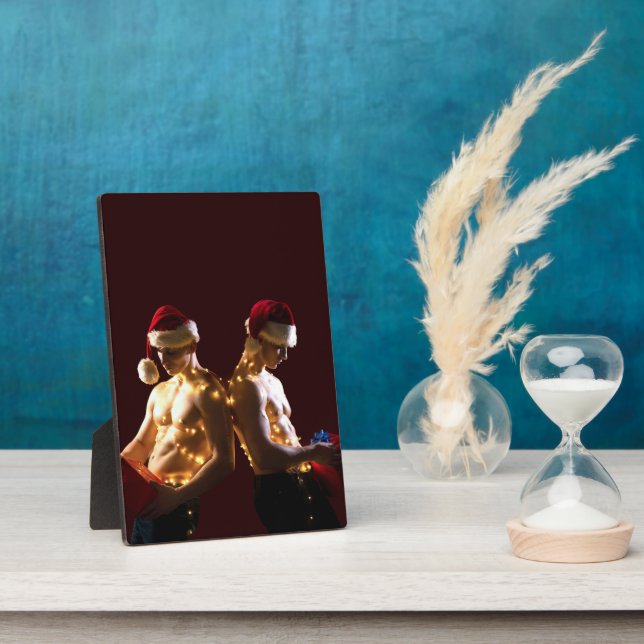 Placa Expositora Los Navidades sin camisa de SlipperyJoe (Lado)