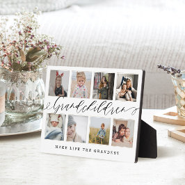 Placa Expositora Los Nietos Hacen De La Vida El Collage de fotos Má