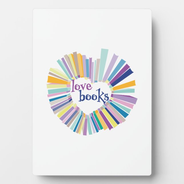 Placa Expositora Love Books (Frente)