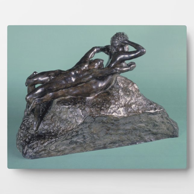 Placa Expositora Love Fleeing, 1883-84 (bronce) (Frente)