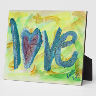 Placa Expositora Love Fresh Spring Pinting Poem Plaque