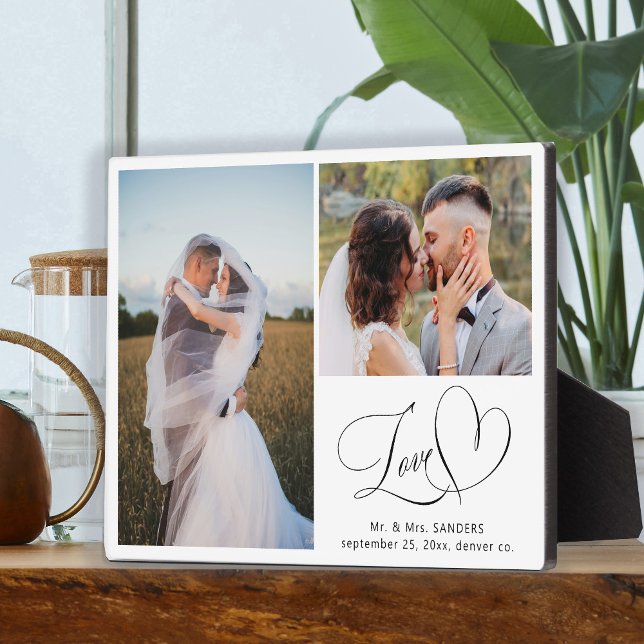 Placa Expositora Love newlyweds Mr & Mrs couple wedding photos (Subido por el creador)