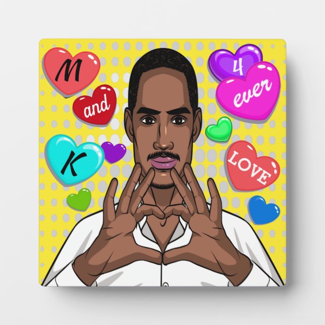 Placa Expositora LOVE Plaque (Frente)