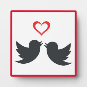 PLACA EXPOSITORA LOVEBIRDS