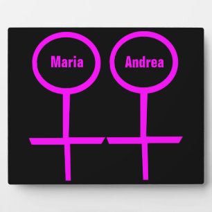 Placa Expositora Lovers Personalizable Plaque