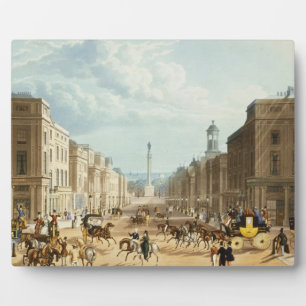 Placa Expositora Lower Regent Street, pub. de Ackermann, c.1835 (co