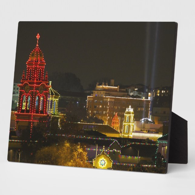 Placa Expositora Luces de Kansas City Plaza (Lado)