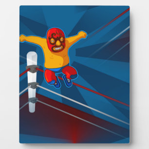 Placa Expositora luchador