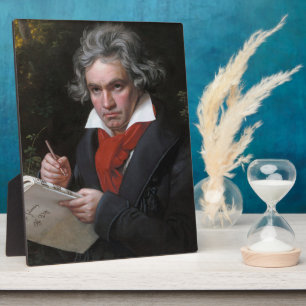 Placa Expositora Ludwig Beethoven Sinfonía Música Clásica Composito
