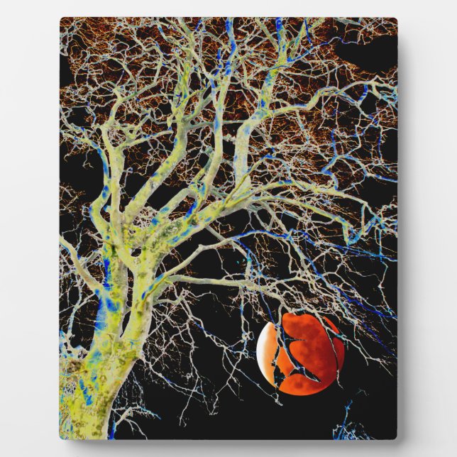 Placa Expositora Luna Roja Ascendente (Frente)