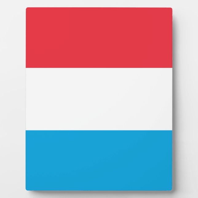 Placa Expositora Luxemburgo - Lëtzebuerg - Luxemburgo (Frente)