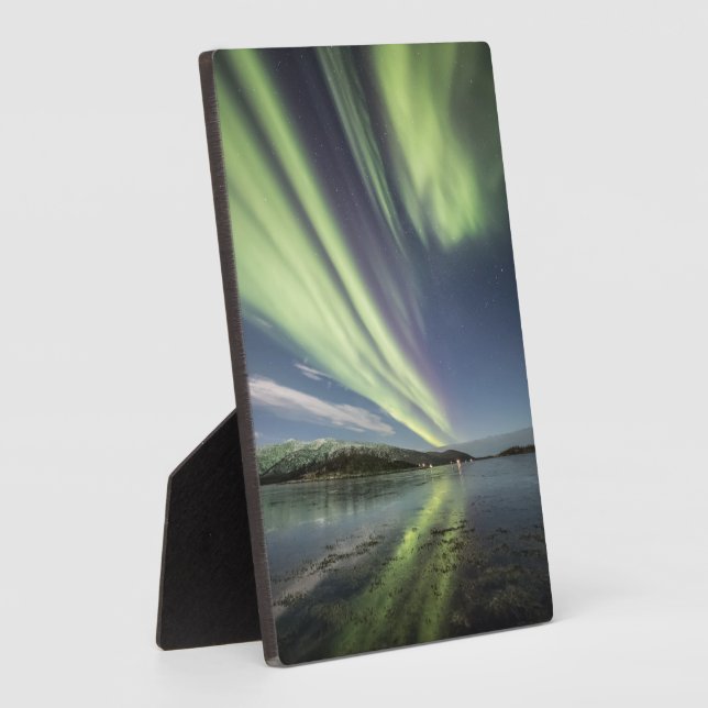 Placa Expositora Luz del Norte Noruega (Lado)