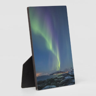 Placa Expositora Luz del Norte Noruega