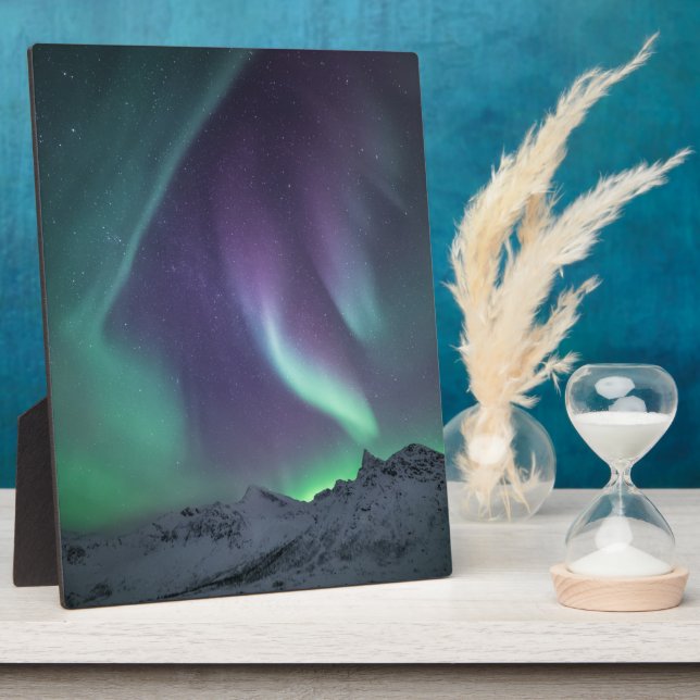 Placa Expositora Luz del Norte Noruega (Lado)