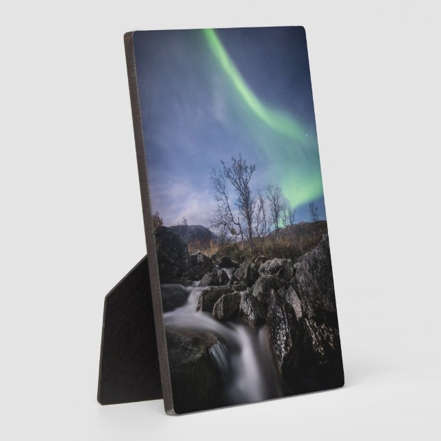 Placa Expositora Luz del Norte Noruega (Lado)