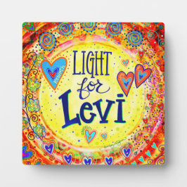 Placa Expositora Luz para el Plaque "Inespiritualidad" de Leví