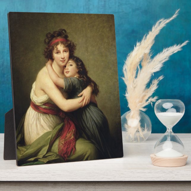 Placa Expositora Madame Vigee-Lebrun y su hija (Lado)